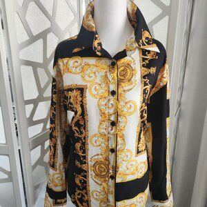 Women's  Blouse/Shirt Multicolor Versace Inspired